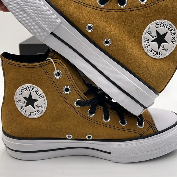 Converse WMNS CTAS LIFT HI
DARK SOBA/WHITE/BLACK A13410C Platforms Sneakers - Picture 15 of 16